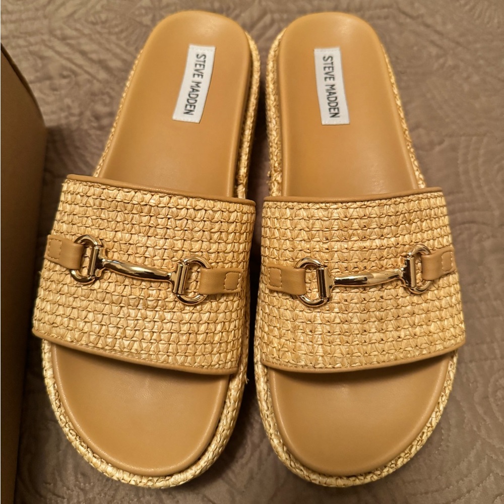 Steve Madden Kayley Platform Slide Sandal 9